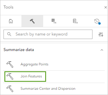 Join Features tool