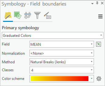 Symbology pane