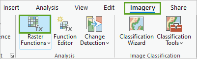 Raster Functions button