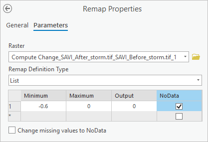 Remap Properties