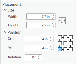 Size and Position properties