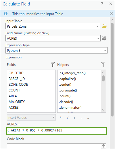 ACRES expression