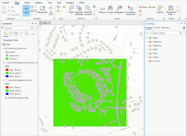 Project opens in ArcGIS Pro.