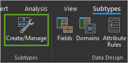 Create/Manage on the Subtypes group