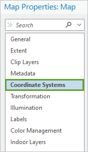 Click Coordinate Systems.