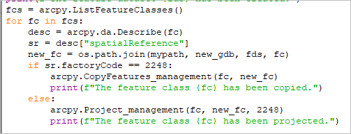 The if statement and else statements are at the same level of indentation.