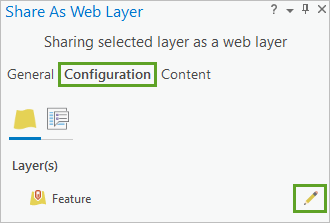 Configuration tab