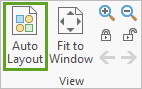 Auto Layout button on the ribbon