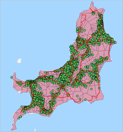 Barriers on the map