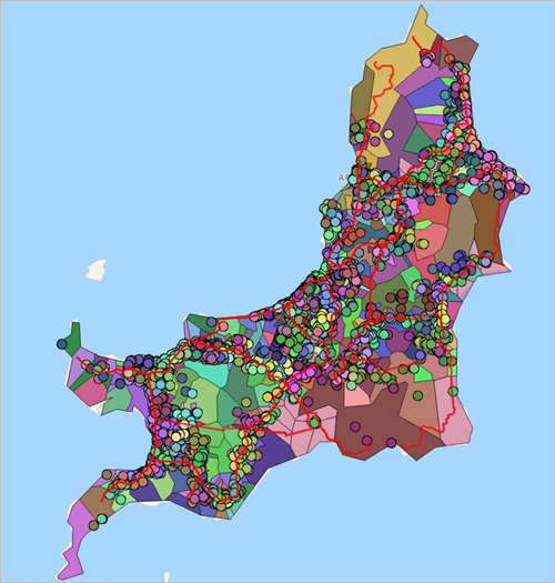 Finalized territories