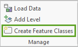 Create feature classes tool