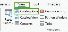 Catalog Pane