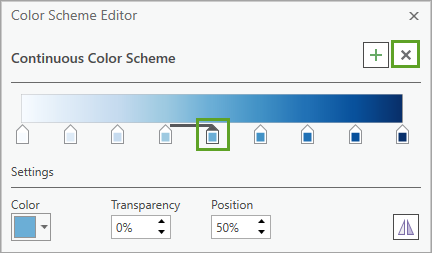 Medium shade of blue chosen from Continuous Color Scheme