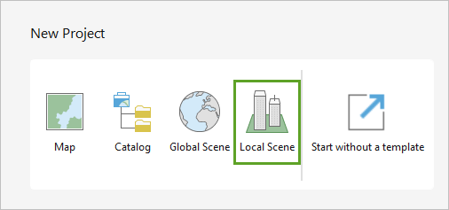 Local Scene project template