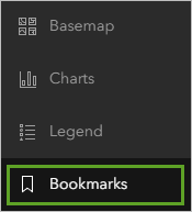 Bookmarks on the Contents toolbar