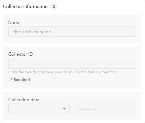 Collector information group