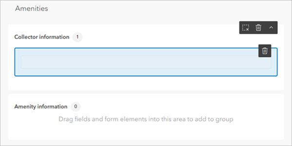 Text element added to the form