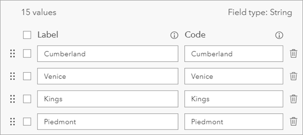 List of park names