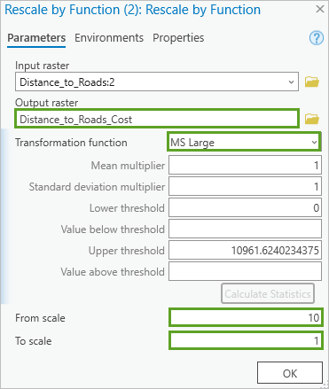 Rescale By Function parameters