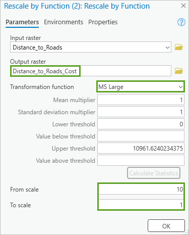 Rescale By Function parameters