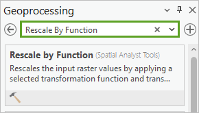 Rescale By Function search