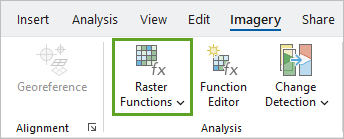 Raster Functions button