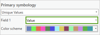 Value for Field 1 parameter