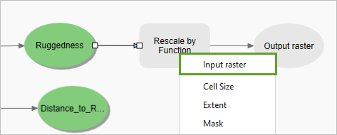 Input raster option