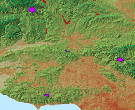 Land_Cover_Cost layer displayed with the new symbology