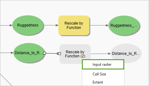 Input raster option