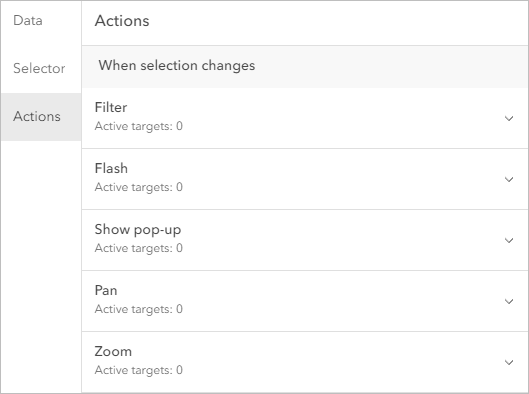 Actions tab