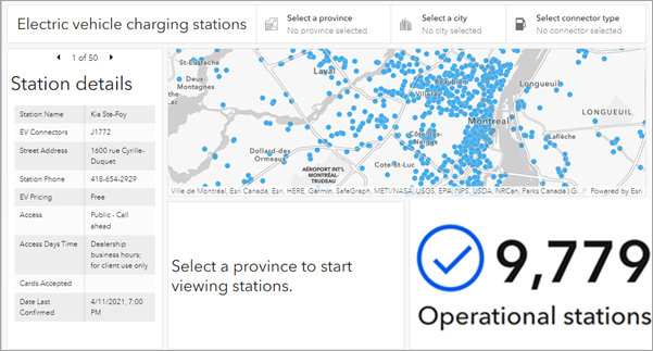 Build an interactive dashboard | Learn ArcGIS