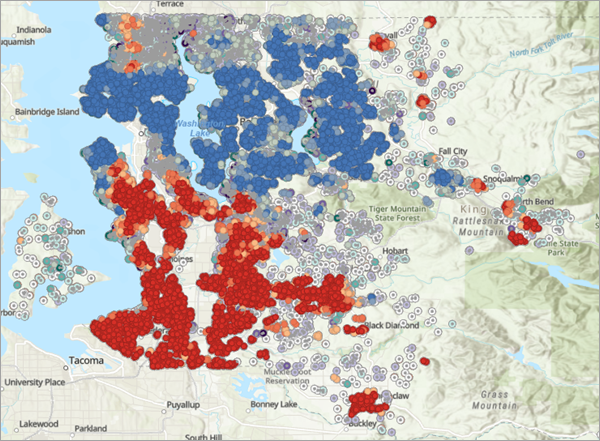 Uncertainty hot spot map