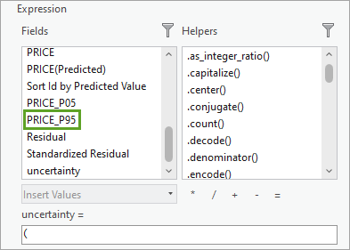 PRICE_P95 field