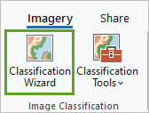 Classification Wizard in the Image Classification group on the Imagery tab
