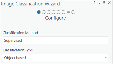 Image Classification Wizard Configure page