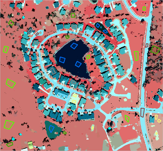 Calculate impervious surfaces from spectral imagery