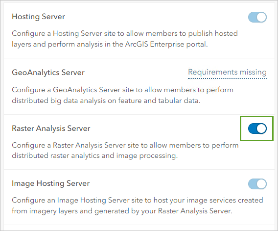 Raster Analysis Server