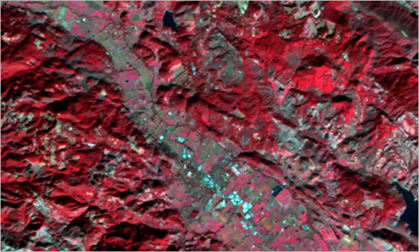 Color infrared imagery