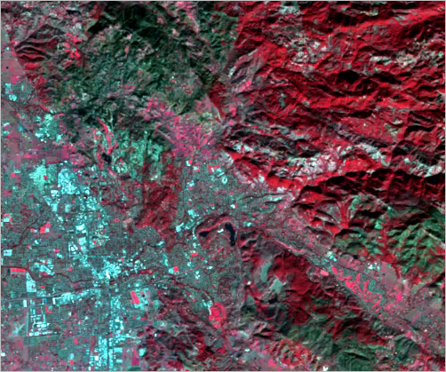 Color infrared imagery