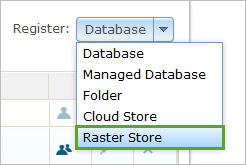 Register Raster Store