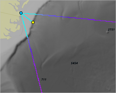 PathSpeeds layer on the map