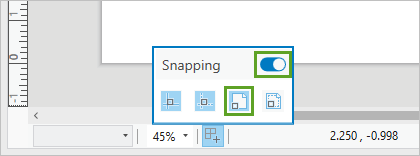Snapping turned on