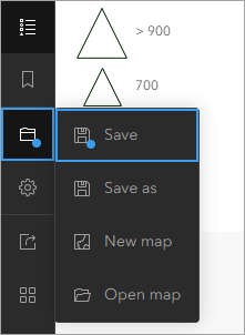 Save button on the Contents toolbar