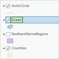 لایه اقیانوس در قسمت Contents لایه اقیانوس در قسمت Contents