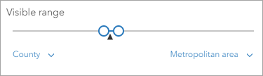 Visible range set to County and Metropolitan area