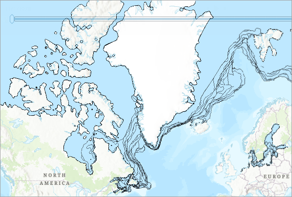 Cartographic Creations – Map Arctic sea ice | Documentation