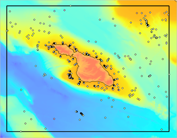 Bathymetry layer