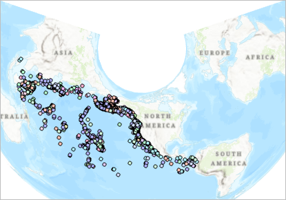 Map coordinate system updated to NAD 1983 California (Teale) Albers