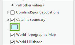 Symbol for CatalinaBoundary in the Contents pane